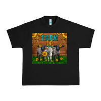 Black Western Baby Sheeps Farm Life Garden Urban Heavy Tee - LillyAllenDesigns