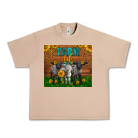 Burro Western Baby Sheeps Farm Life Garden Urban Heavy Tee - LillyAllenDesigns