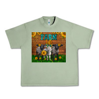 Oil Green Western Baby Sheeps Farm Life Garden Urban Heavy Tee - LillyAllenDesigns