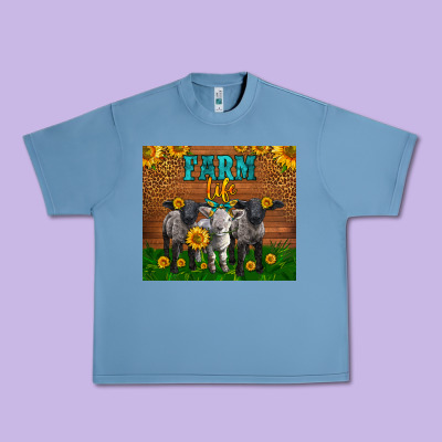 Western Baby Sheeps Farm Life Garden Urban Heavy Tee Designed By Lillyallendesigns