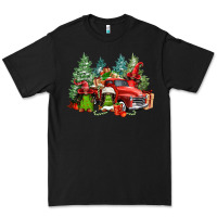 Black merry christmas truck afro gnomies Premium Tee - FaDigitalArtStudio