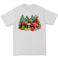 Dove Grey merry christmas truck afro gnomies Premium Tee - FaDigitalArtStudio