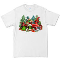 White merry christmas truck afro gnomies Premium Tee - FaDigitalArtStudio