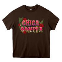 Chocolate Brown chica bonita Heavy Core Tee - CTS Tumbler Store