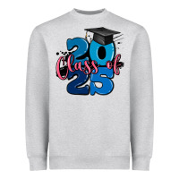 Heather Grey class of 2025 Heavyweight Sweatshirt - MaliasSmallBusiness
