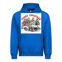 Cobalt merry chrıstmas Urban Hoodie - FaDigitalArtStudio