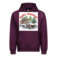 Mauve Wine merry chrıstmas Urban Hoodie - FaDigitalArtStudio