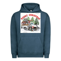 Pigment Midnight Navy merry chrıstmas Urban Hoodie - FaDigitalArtStudio