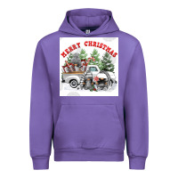 Tulip merry chrıstmas Urban Hoodie - FaDigitalArtStudio