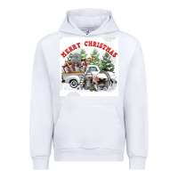 White merry chrıstmas Urban Hoodie - FaDigitalArtStudio