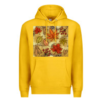 Lemon Fall leaves Premium Hoodie - NancyCooperArtShop
