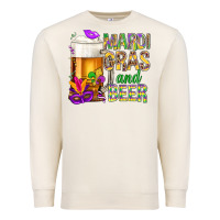 Sandshell Mardi Gras and beer Premium Sweatshirt - NancyCooperArtShop