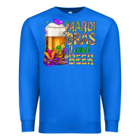 True Royal Mardi Gras and beer Premium Sweatshirt - NancyCooperArtShop
