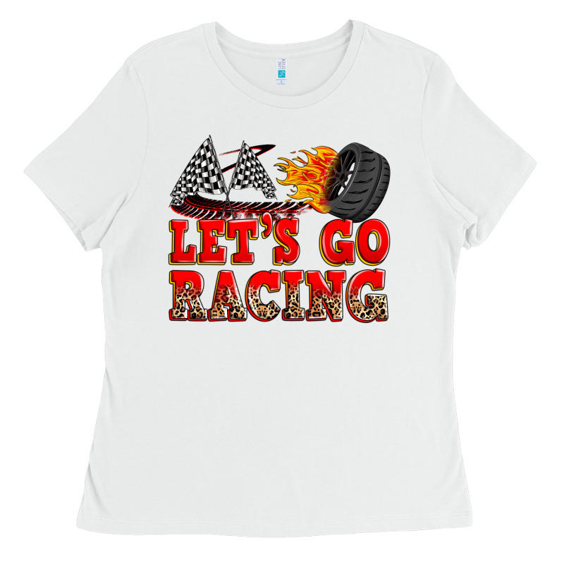 Let's Go Racing Ladies Tee by Zillion Design Studio | Teevron