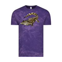 Cloud Purple crocodile Vintage Tee - LillyAllenDesigns