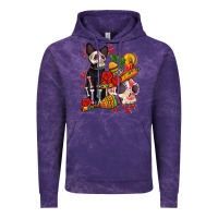 Cloud Purple mexican dead day with skeleton cat Vintage Hoodie - AdoDesignShop