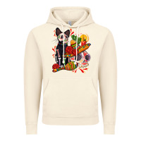 Vintage Artic mexican dead day with skeleton cat Vintage Hoodie - AdoDesignShop