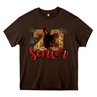 Chocolate Brown senior 2023 Heavy Core Tee - Zillion Design Studio