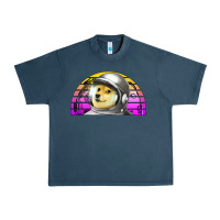 Midnight Navy dogecoin to the mars Urban Heavy Tee - Jasminsmagicworld