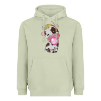 Matcha cute cow Heavyweight Hoodie - texasbilliewilder