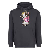 Smoke cute cow Heavyweight Hoodie - texasbilliewilder