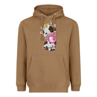 Toasted Coconut cute cow Heavyweight Hoodie - texasbilliewilder