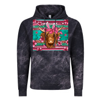 Cloud Black easter longhaired cow Vintage Hoodie - Jasminsmagicworld