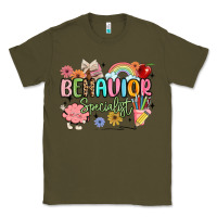 Army Green behavior specialist Classic Tee - MaliasSmallBusiness