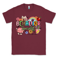 Burgundy behavior specialist Classic Tee - MaliasSmallBusiness