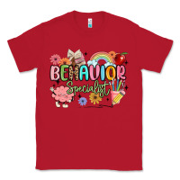 Red behavior specialist Classic Tee - MaliasSmallBusiness
