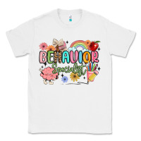 White behavior specialist Classic Tee - MaliasSmallBusiness