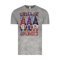 Cloud Rock Chilling with my gnomies with usa Vintage Tee - NancyCooperArtShop
