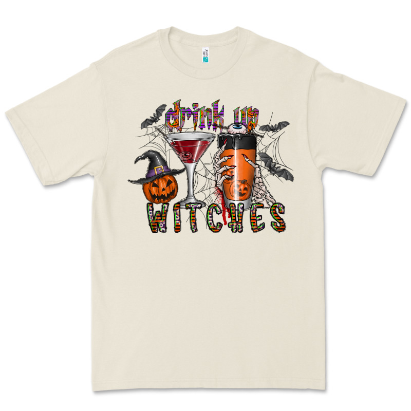 Drink Up Witches Premium Tee by CowhideDigitalArt | Teevron