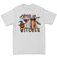 Dove Grey drink up witches Premium Tee - CowhideDigitalArt