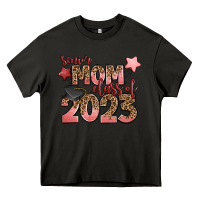 Asphalt senior mom class of 2023 Heavy Core Tee - Zillion Design Studio