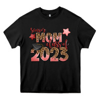 Black senior mom class of 2023 Heavy Core Tee - Zillion Design Studio