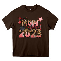 Chocolate Brown senior mom class of 2023 Heavy Core Tee - Zillion Design Studio