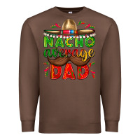 Chestnut Nacho Average Dad with Mustache Premium Sweatshirt - texasbilliewilder