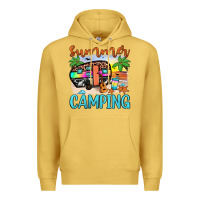 Antique Gold summer camping Premium Hoodie - JahusDesignShop