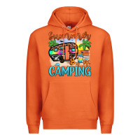 Carrot summer camping Premium Hoodie - JahusDesignShop