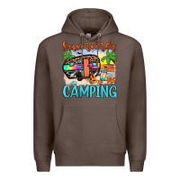 Coffee summer camping Premium Hoodie - JahusDesignShop
