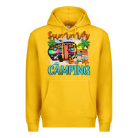 Lemon summer camping Premium Hoodie - JahusDesignShop