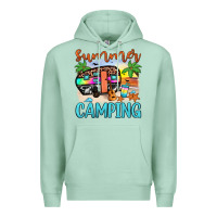Seafoam summer camping Premium Hoodie - JahusDesignShop