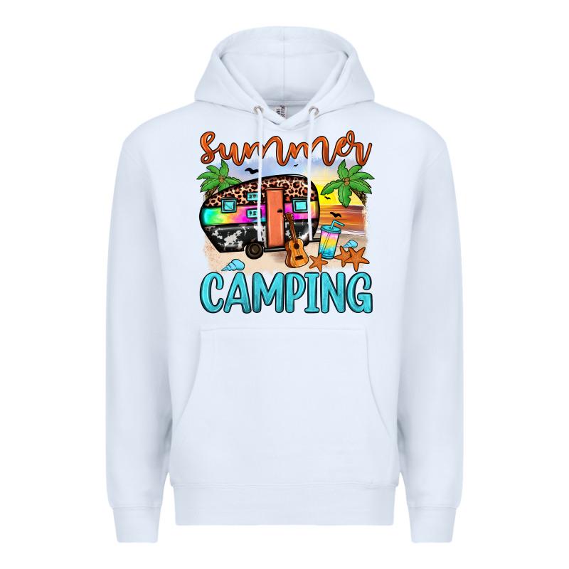 Summer Camping Premium Hoodie by JahusDesignShop | Teevron