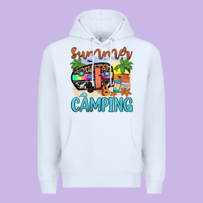 Summer Camping Premium Hoodie Designed By Jahusdesignshop