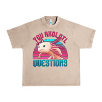 French Oak you axolotl questions 80's retro sunset Urban Heavy Tee - Jasminsmagicworld
