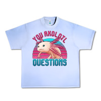 Grape Ice you axolotl questions 80's retro sunset Urban Heavy Tee - Jasminsmagicworld