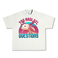 Pistachio you axolotl questions 80's retro sunset Urban Heavy Tee - Jasminsmagicworld