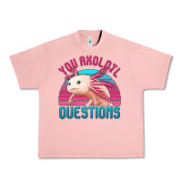 Salmon you axolotl questions 80's retro sunset Urban Heavy Tee - Jasminsmagicworld