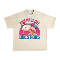 Sandshell you axolotl questions 80's retro sunset Urban Heavy Tee - Jasminsmagicworld